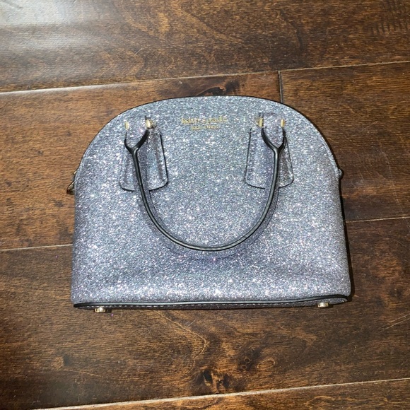 Kate Spade Mini Glitter Satchel with Crossbody Strap - Picture 1 of 10